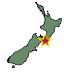 Map showing earthquake location. Map showing earthquake location.